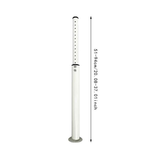 伸縮式デスク脚 高性能 実用的 耐摩耗性 家具脚 ホワイト