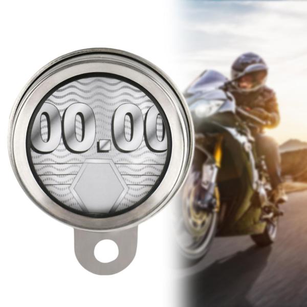 オートバイ税ディスクホルダー バイク モペット マウント 交換用 ステンレススチール シルバー