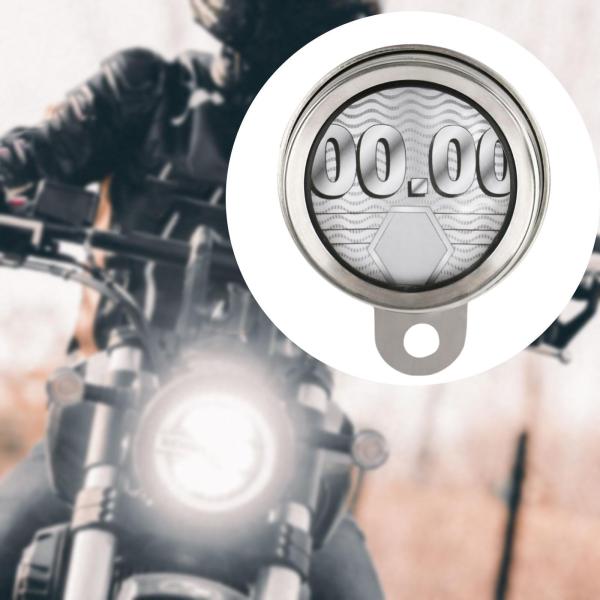 オートバイ税ディスクホルダー バイク モペット マウント 交換用 ステンレススチール シルバー