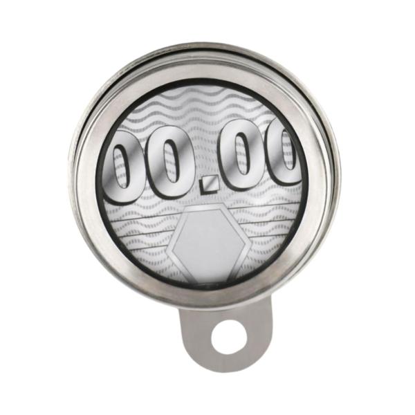 オートバイ税ディスクホルダー バイク モペット マウント 交換用 ステンレススチール シルバー