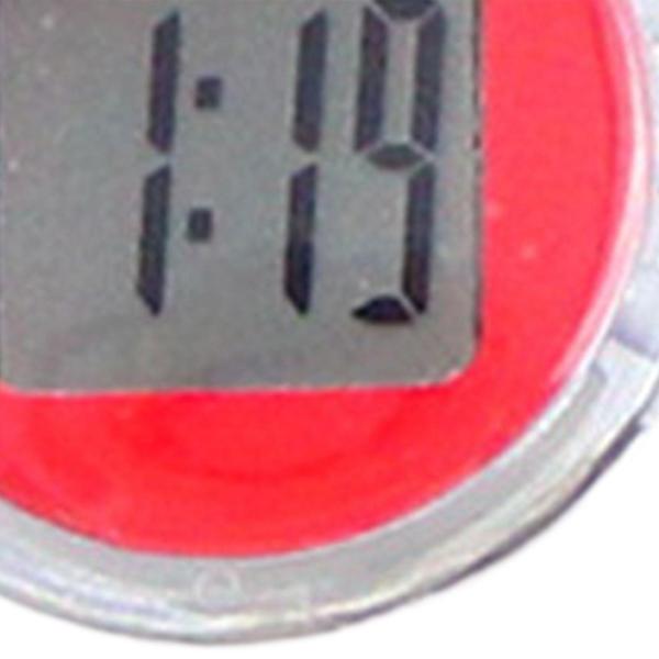 バイクハンドルバーマウント時計 防水 プロフェッショナルカーダッシュボードウォッチ レッド