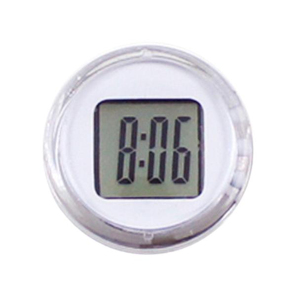 バイクハンドルバーマウント時計 防水 プロフェッショナルカーダッシュボードウォッチ ホワイト