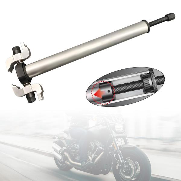 オートバイ用トリプルツリーステアリングベアリングエクストラクター バイクベアリングプーラー 頑丈 26cm-40cm 使いやすいベアリング取り外しツー
