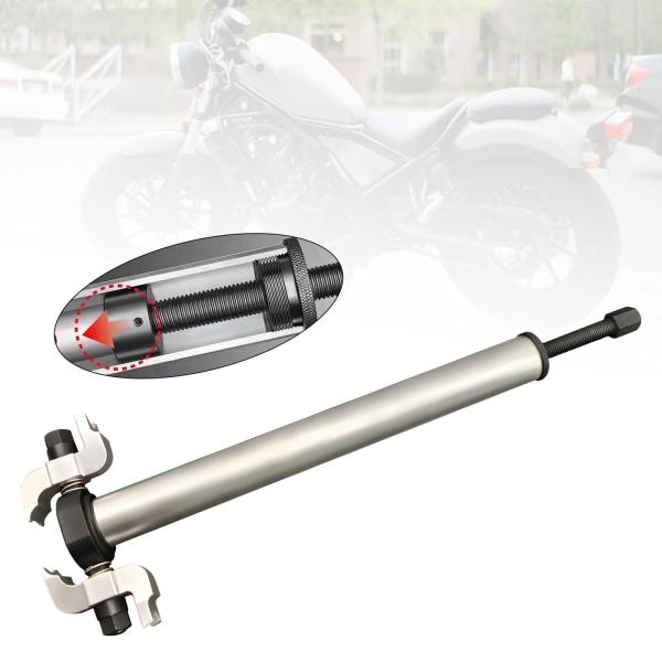 オートバイ用トリプルツリーステアリングベアリングエクストラクター バイクベアリングプーラー 頑丈 26cm-40cm 使いやすいベアリング取り外しツー