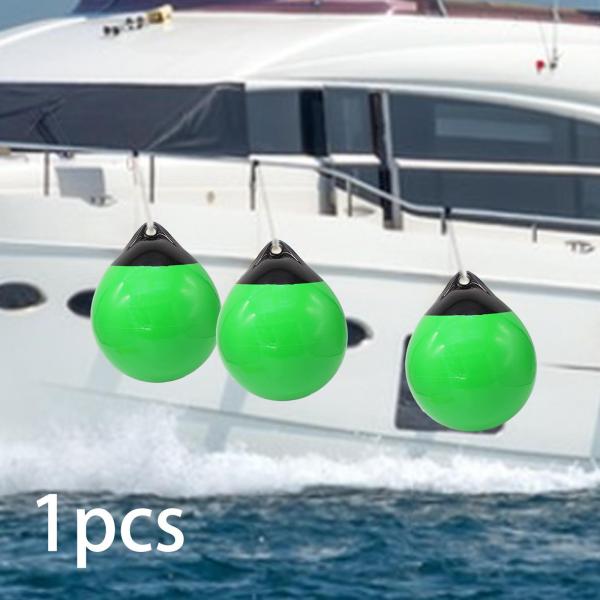 湖用多目的ラウンドボートフェンダーブイボール傷防止11.8x13.8インチグリーン