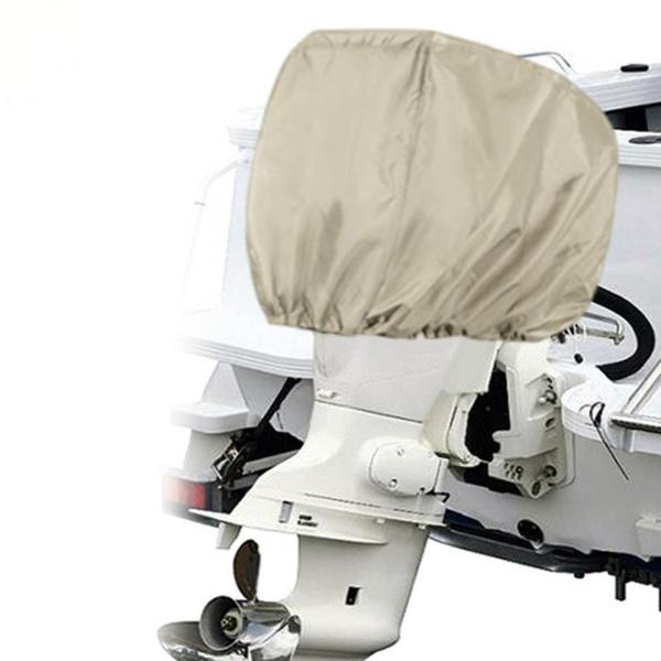 船外機カバー 簡単取り付け 防風保護 ボートモーターカバー M