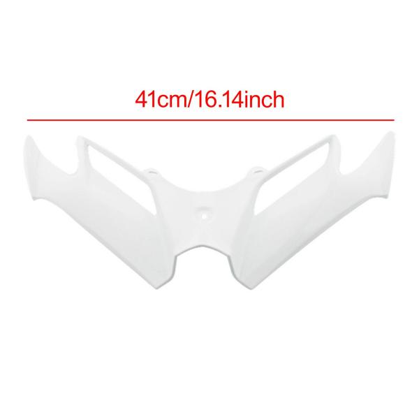 Nmax125 プロフェッショナル用 フロントフェアリングカバー ウィングレット 16インチロング ホワイト