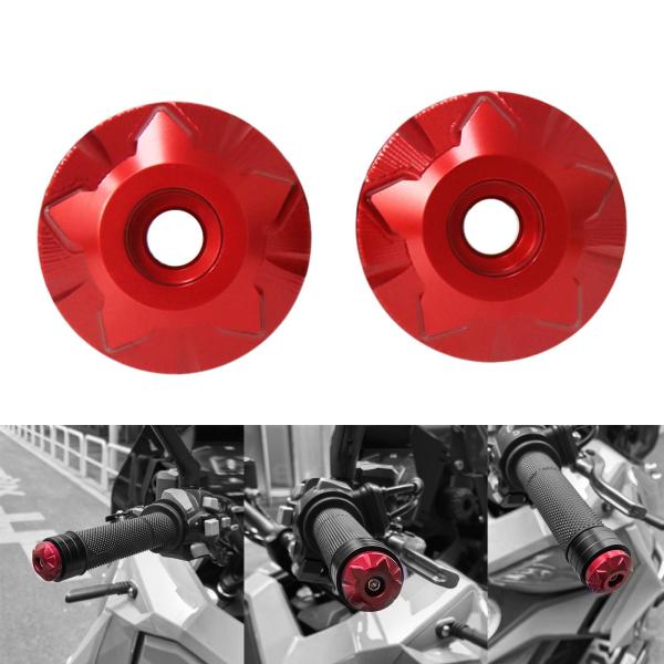 ゾンテス368G用 オートバイハンドルバーバランスプラグテールカバー装飾 レッド