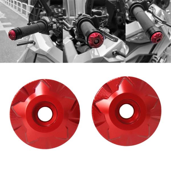 ゾンテス368G用 オートバイハンドルバーバランスプラグテールカバー装飾 レッド