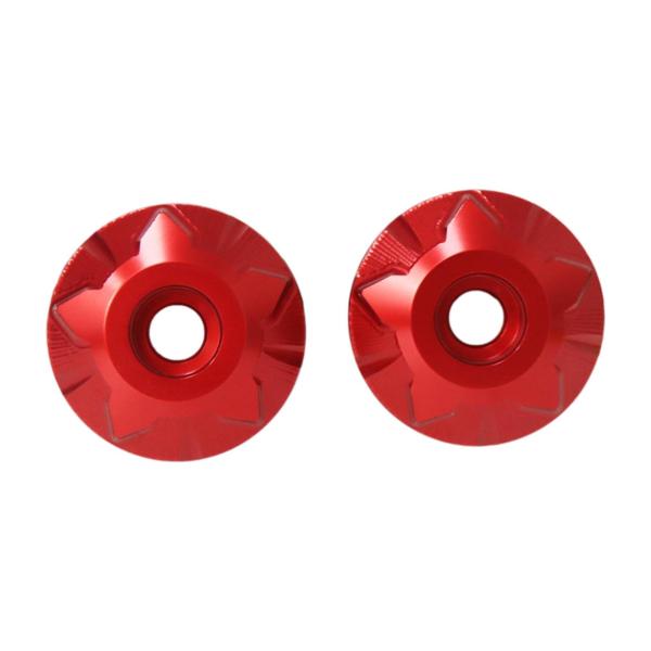 ゾンテス368G用 オートバイハンドルバーバランスプラグテールカバー装飾 レッド