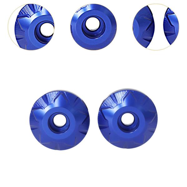 ゾンテス368G用 オートバイハンドルバーバランスプラグテールカバー装飾 ブルー