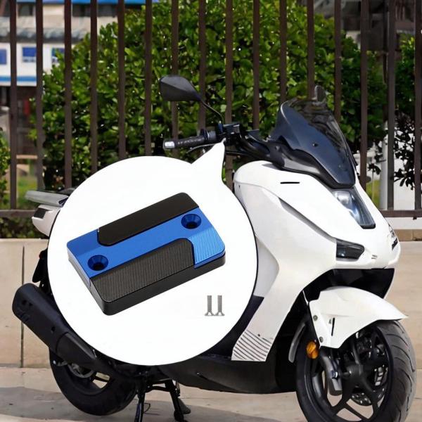 ホンダ NS150Gx用 バイク用ブレーキリザーバーカバーキャップ 保護カバー ブルー