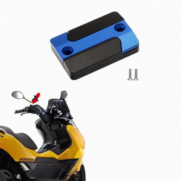 ホンダ NS150Gx用 バイク用ブレーキリザーバーカバーキャップ 保護カバー ブルー