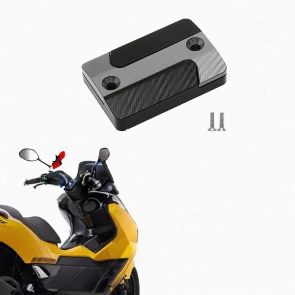 ホンダNS150Gx用 バイク用ブレーキリザーバーカバーキャップ 保護カバー グレー