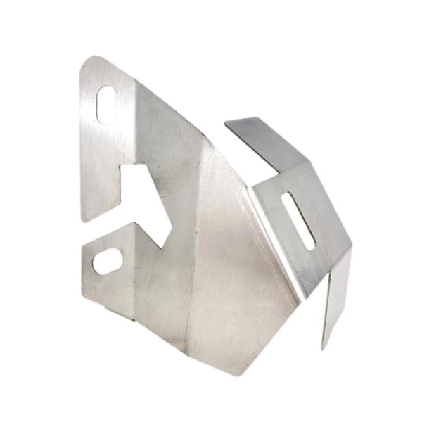 ヒマラヤシルバーのオートバイ用フロントブレーキキャリパープロテクターカバー装飾