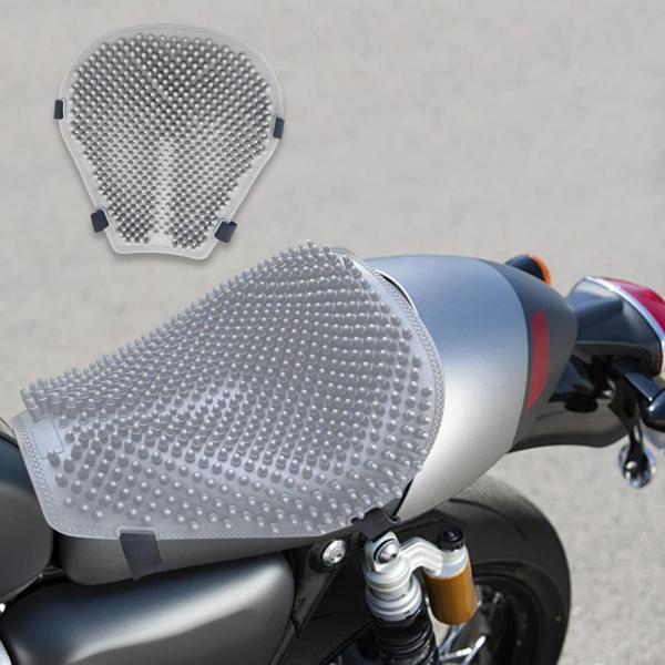 バイクシートクッションパッド シリコン製 衝撃吸収 耐衝撃アクセサリー 厚みのある通気 バイクサドルプロテクター