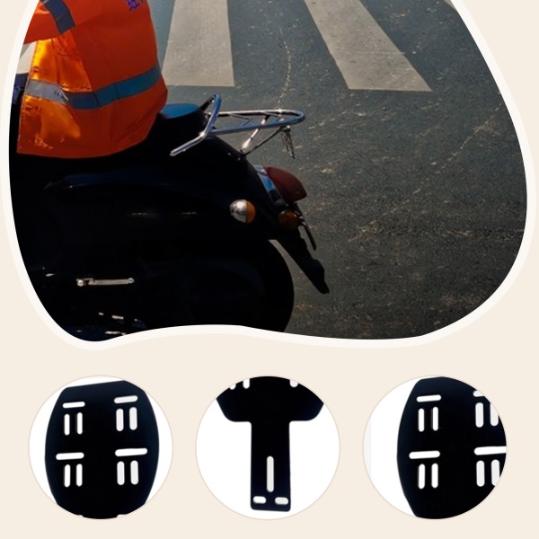 オートバイ用リアラゲッジラック、車両トランク改造ブラケット、金属製リアテールボックスキャリア、電動バイク用テールボックスブラケット