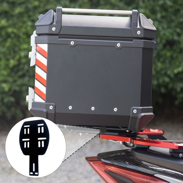 オートバイ用リアラゲッジラック、車両トランク改造ブラケット、金属製リアテールボックスキャリア、電動バイク用テールボックスブラケット