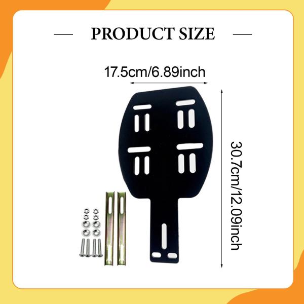 オートバイ用リアラゲッジラック、車両トランク改造ブラケット、金属製リアテールボックスキャリア、電動バイク用テールボックスブラケット