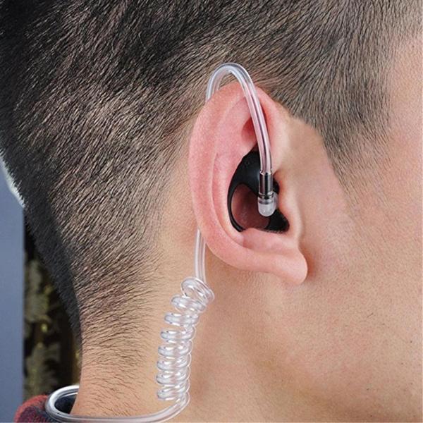 柔らかい 実用的 双方向用 隠し音響管 イヤピース シリコン ソフト イヤホン 全3サイズ - 大