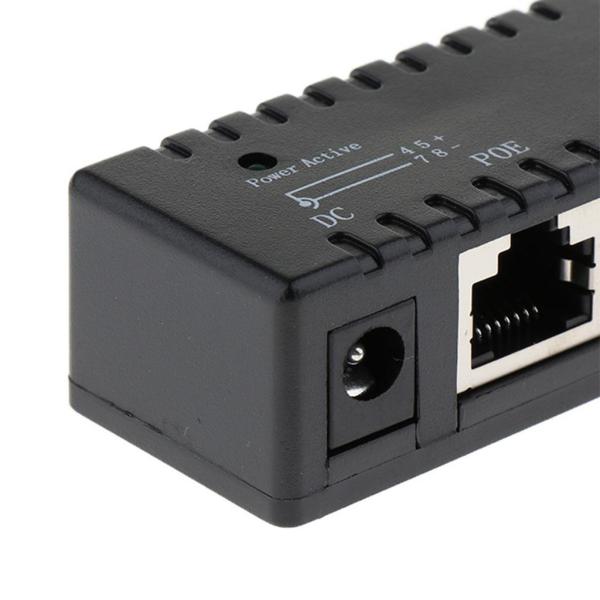 POE  Splitter over Ethernet Adapter IP Camera LAN Network DC B