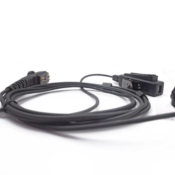 Hytera HYT PD700 PD700G PD702用エアチューブイヤーピースヘッドセットマイク