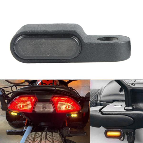 12vモーターサイクルスクーターインジケーターハンドルバーLEDターンシグナルライトブラック