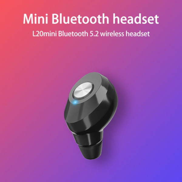 Bluetooth 5.2イヤホンマイク付きコードレスノイズリダクション