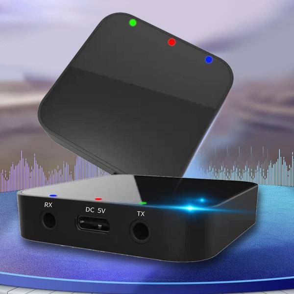 ワイヤレスBluetooth5.0トランスミッターレシーバーアダプターオプティカル3.5mmAUX 2-イン-1