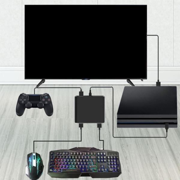 PS4用XboxOne用キーボードマウスアダプターコンバーターコンパクトゲーム