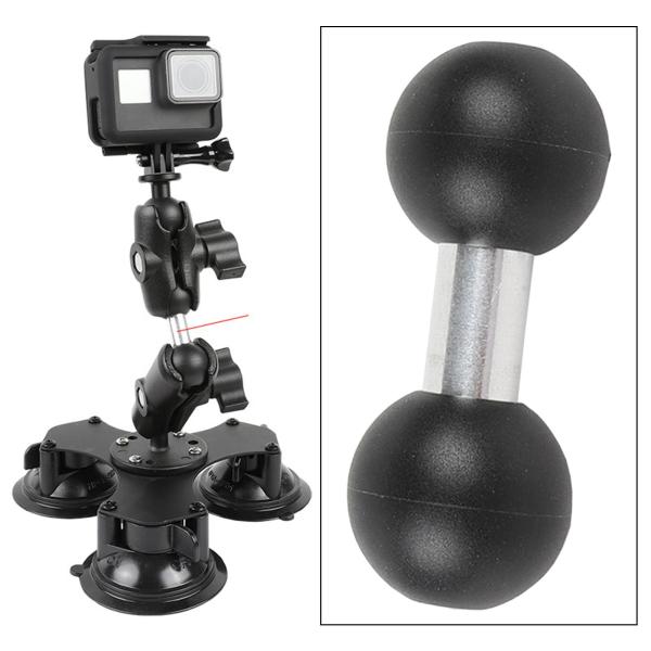 ラム25mmから25mm用の業界標準GarminGPS用複合ボールアダプター