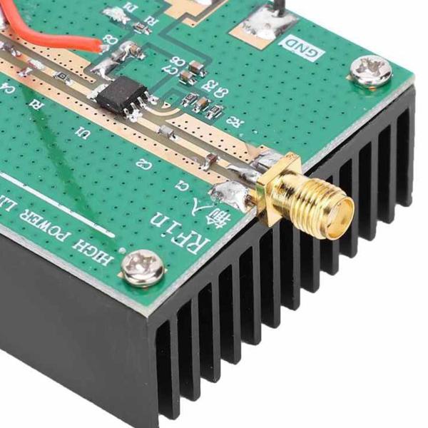 ヒートシンク付きRFパワーアンプ、動作周波数400-2700MHz増幅モジュール1W RF2126 RF対数検出器、FMアマチュア無線用