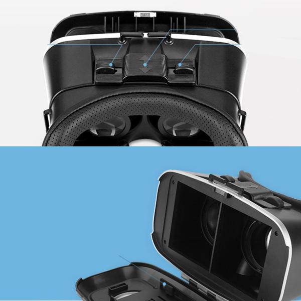 ユニバーサルVRヘッドセット、4〜6インチの携帯電話用の目の保護モバイルゲームギフトバーチャルリアリティゴーグル、ゲームビデオTVキッズ＆ア