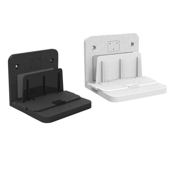 ホームオフィス用の壁に取り付けられたWiFiルーターストレージシェルフユニバーサルスタンドスタンド , 白い