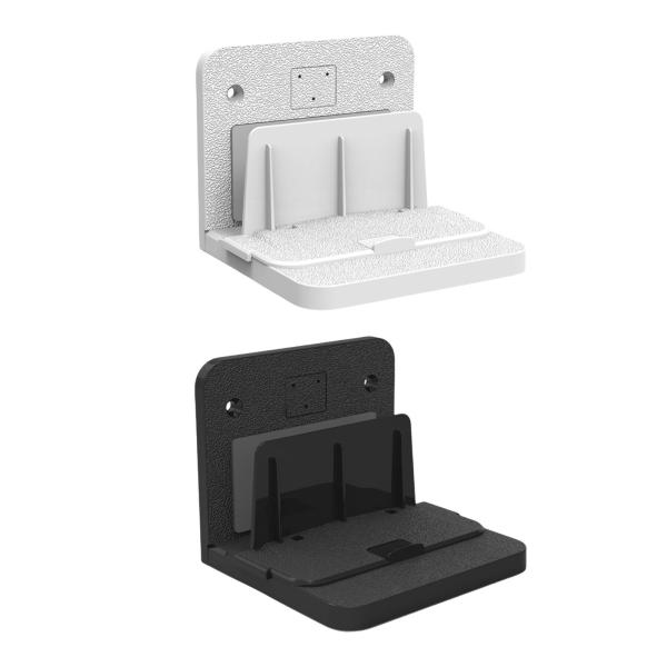 ホームオフィス用の壁に取り付けられたWiFiルーターストレージシェルフユニバーサルスタンドスタンド , 白い