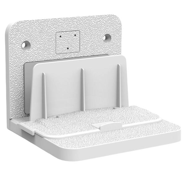 ホームオフィス用の壁に取り付けられたWiFiルーターストレージシェルフユニバーサルスタンドスタンド , 白い