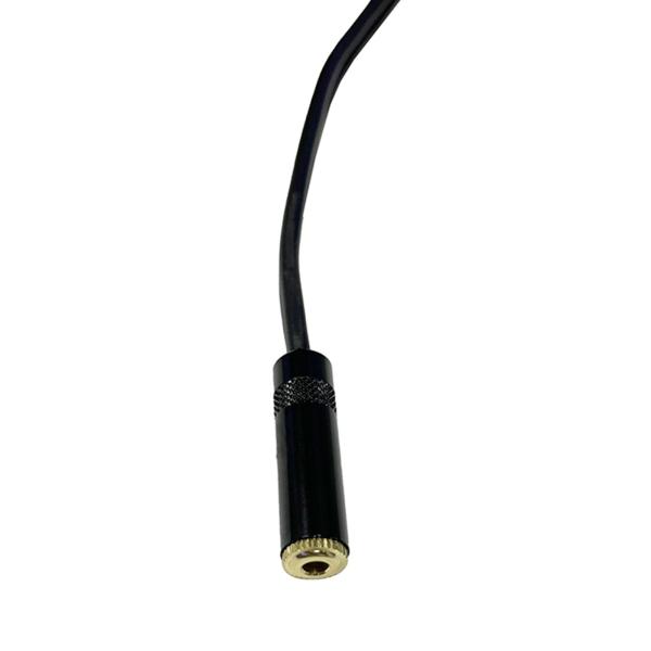 3.5mmメスから2x6.35mmオスオーディオアダプタケーブルYケーブルコードアンプスピーカー用20cm延長オーディオケーブルヘビーデュー