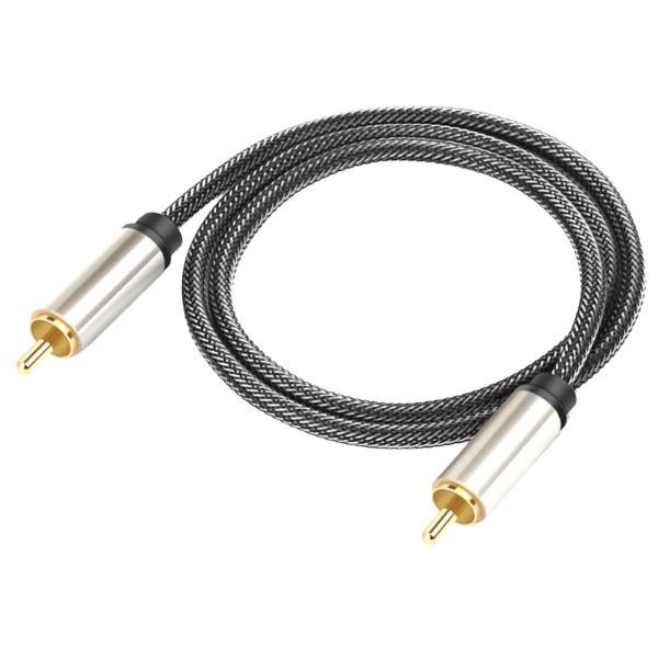 同軸デジタル オーディオ ケーブル、RCA オス - サブウーファー