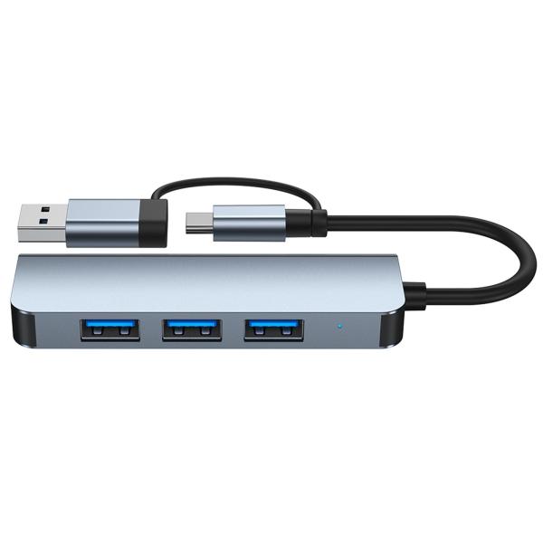 USB 3.0 ハブ  アルミニウム合金, スプリッター ステーション エクステンション ステーション ドッキング エクスパンション 