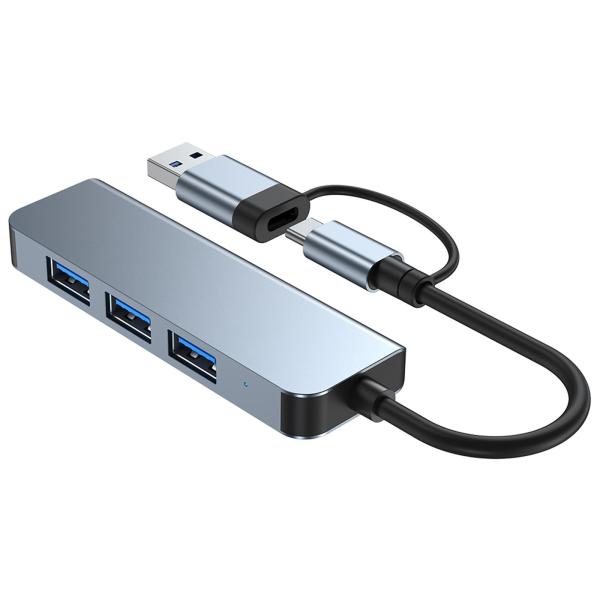 USB 3.0 ハブ  アルミニウム合金, スプリッター ステーション エクステンション ステーション ドッキング エクスパンション 