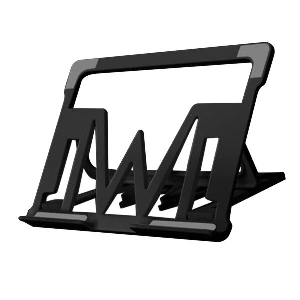 携帯用調節可能なラップトップの立場のアルミニウムFoldableアクセサリの普遍的な黒