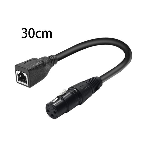 XLR 3Pin - RJ45 メス アダプター ケーブル コネクタ コード、XLR - RJ45 アダプター ケーブル、Dmx イーサネッ