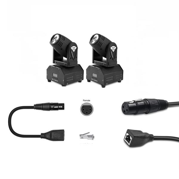 XLR 3Pin - RJ45 メス アダプター ケーブル コネクタ コード、XLR - RJ45 アダプター ケーブル、Dmx イーサネッ