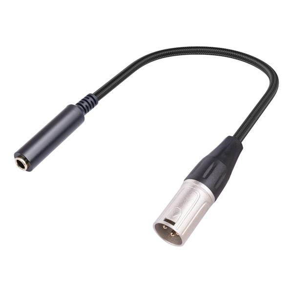 XLR - 1/4 インチマイクケーブルアダプターケーブルオーディオコンバータコンバータケーブルコネクタヘッドフォンアンプホームシアター用 