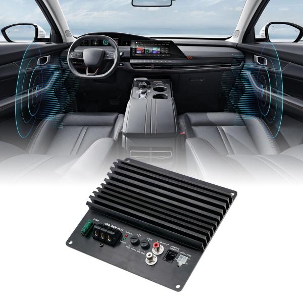 オーディオアンプ 12V DIY モノラルチャンネル 簡単取り付け カーオーディオ カーアンプボード オートバイ ボート 車 バイク クロスオーバー 