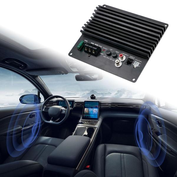 オーディオアンプ 12V DIY モノラルチャンネル 簡単取り付け カーオーディオ カーアンプボード オートバイ ボート 車 バイク クロスオーバー 