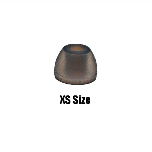 イヤホン交換用チップ イヤホンキャップ アクセサリー XS/S/M/L インイヤーヘッドホン用 グレー 取り付け簡単 取り外し可能 8個セット