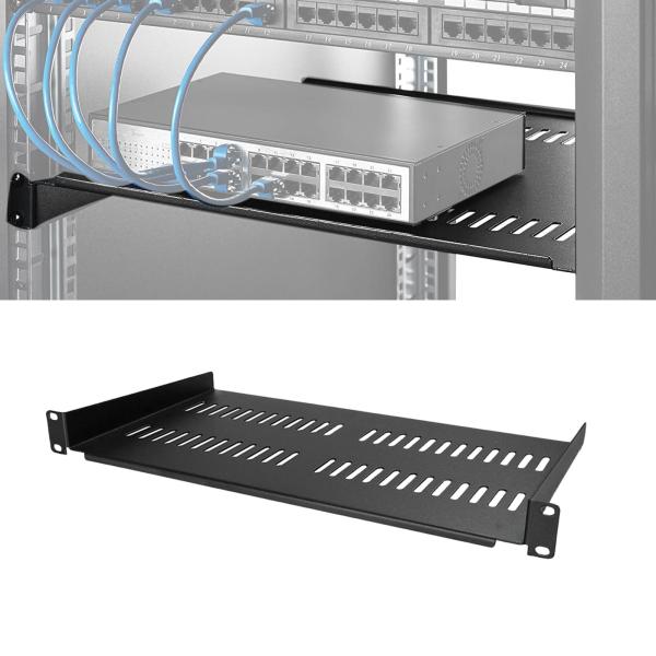サーバー ブラケット 1U ラック シェルフ ネットワーキング ツール ネットワーク ラック コンピュータ ケース マウント トレイ デバイス 1U 