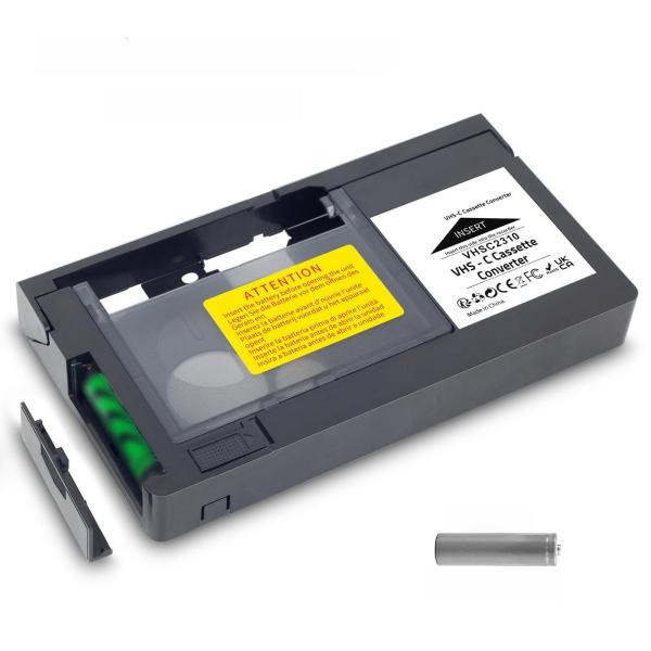  カセット アダプター 12mm  -c から VHS VHS テープ VHS からデジタルへの変換 カムコーダー用 Min