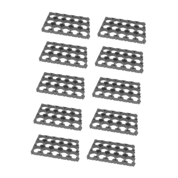 10x18650バッテリーホルダーDIYバッテリーパックのプロのバッテリーブラケット3x5